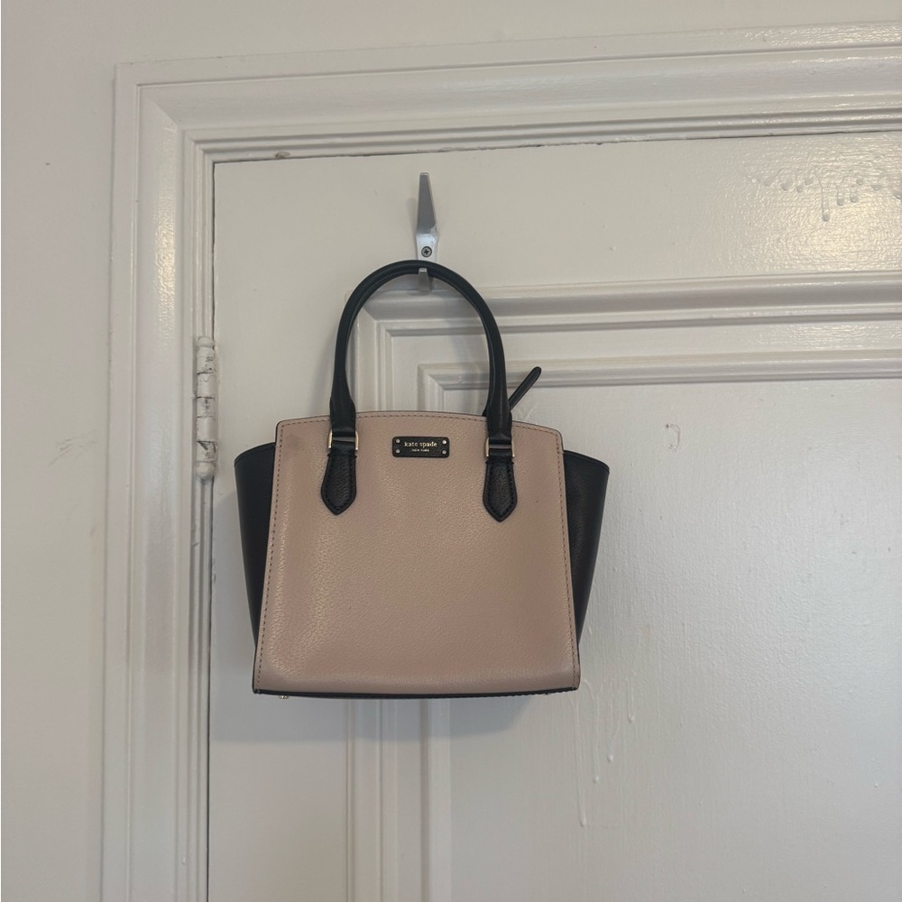 Kate Spade Black and Tan Satchel